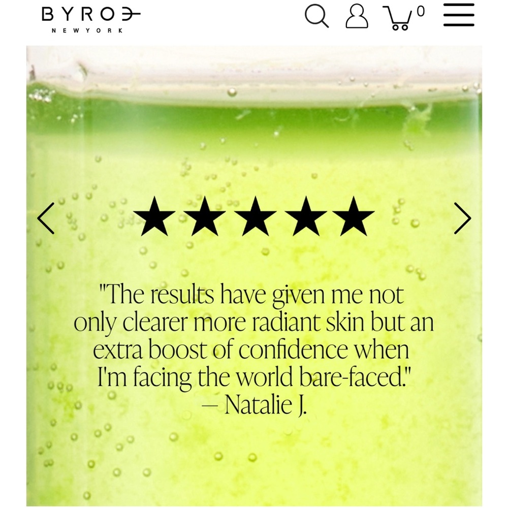 Byroe Celery AHA + LHA Resurfacing Serum Brand New in Box - Picture 7 of 11